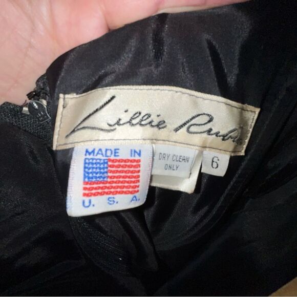 Vintage Lillie Rubin Animal Print Cap Sleeve Ruched Dress - Picture 4 of 9